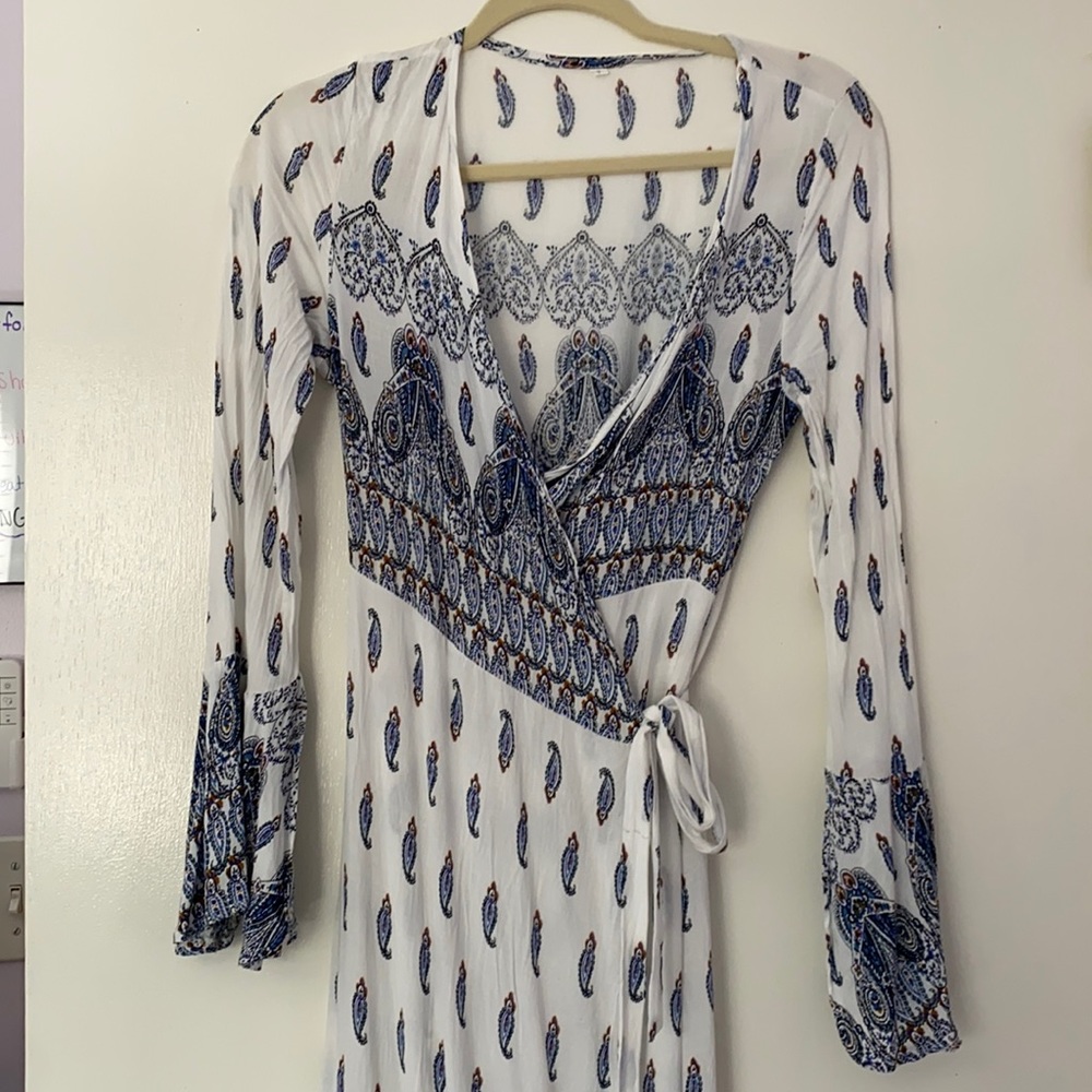Small Boho Wrap Dress